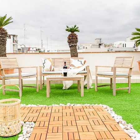 Apulialux Private 100Mq Rooftop Oasis W Jacuzzi Apartment บารี ภายนอก รูปภาพ