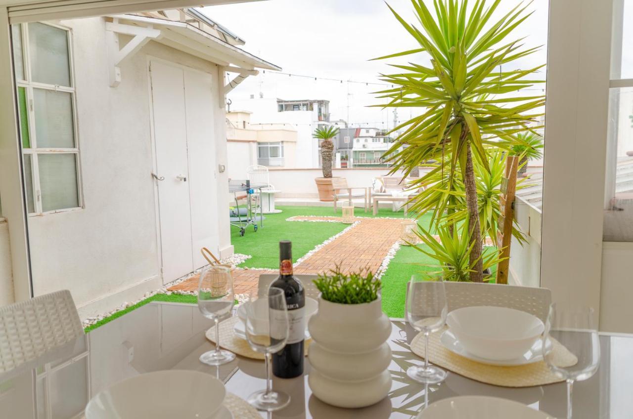 Apulialux Private 100Mq Rooftop Oasis W Jacuzzi Apartment บารี ภายนอก รูปภาพ