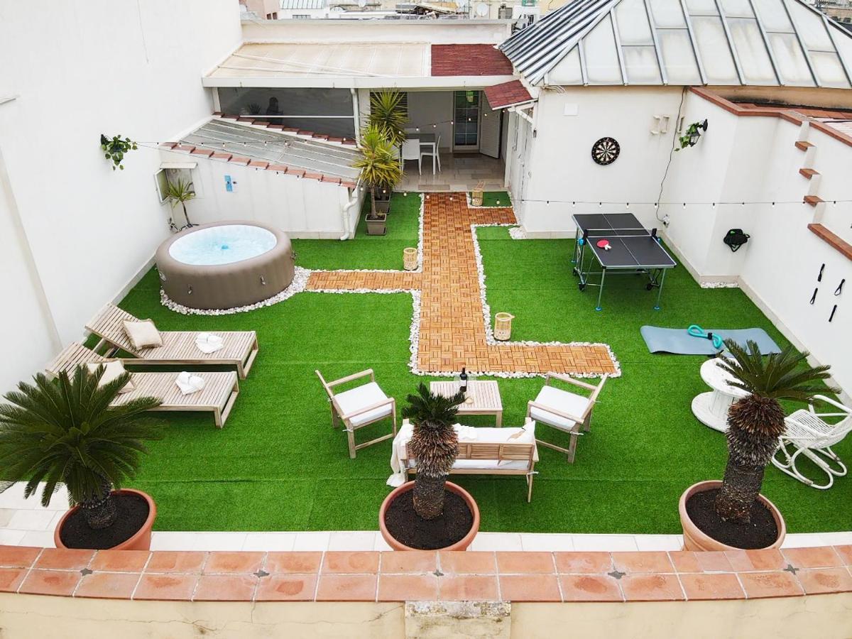 Apulialux Private 100Mq Rooftop Oasis W Jacuzzi Apartment บารี ภายนอก รูปภาพ