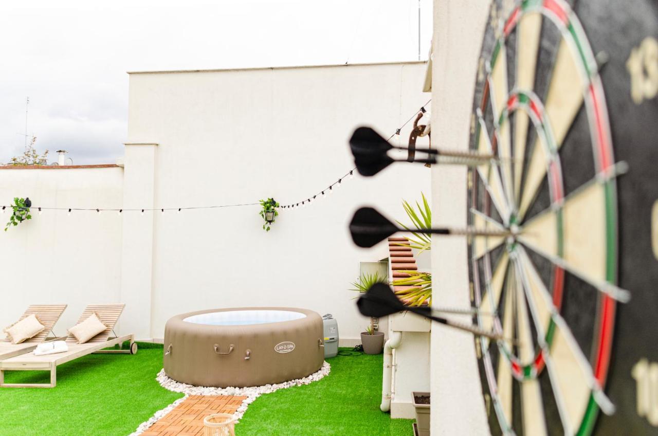 Apulialux Private 100Mq Rooftop Oasis W Jacuzzi Apartment บารี ภายนอก รูปภาพ