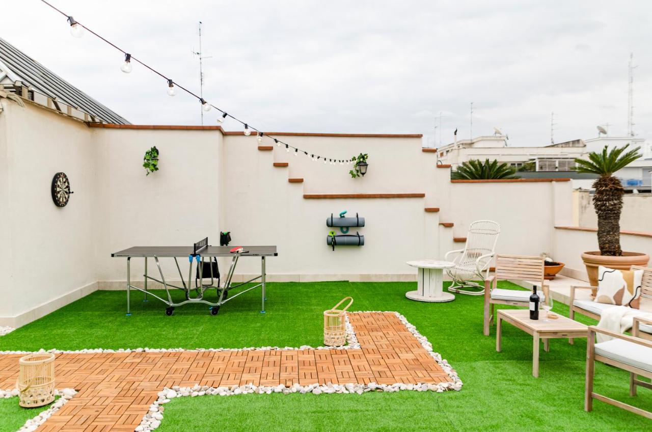 Apulialux Private 100Mq Rooftop Oasis W Jacuzzi Apartment บารี ภายนอก รูปภาพ