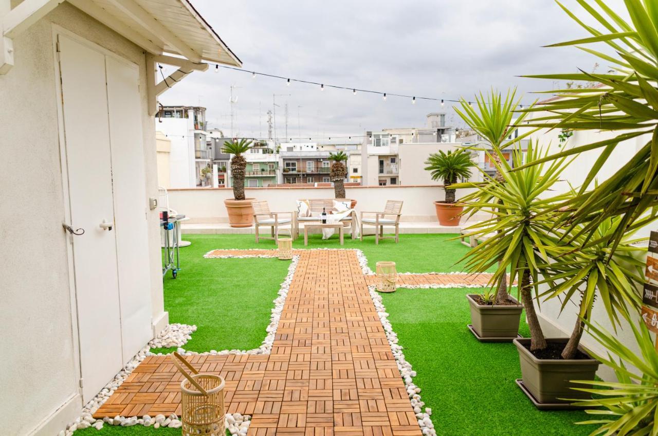 Apulialux Private 100Mq Rooftop Oasis W Jacuzzi Apartment บารี ภายนอก รูปภาพ